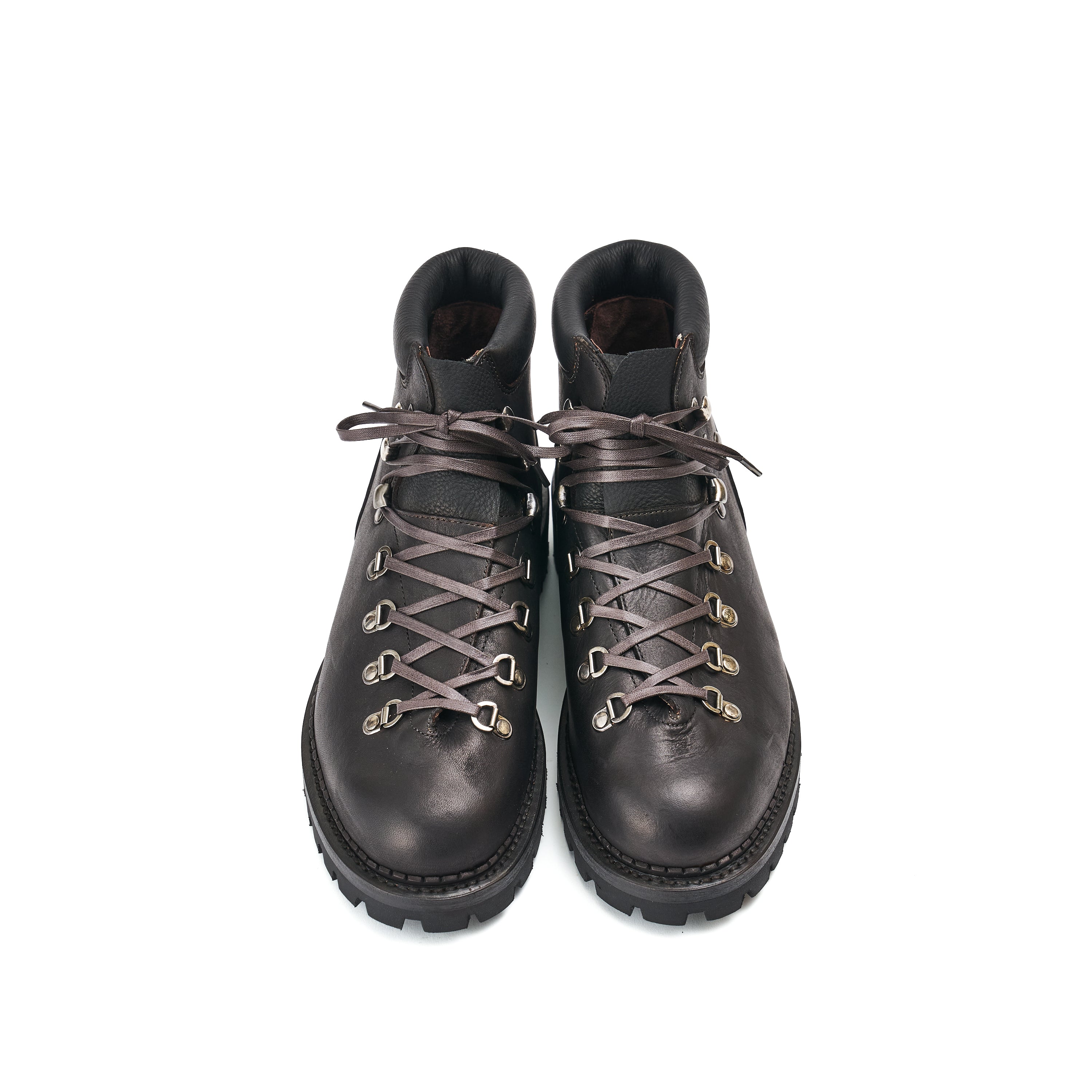 Mountain Boots - no,3318 / Italian Horse Front / col,Military Black-Hand Dye