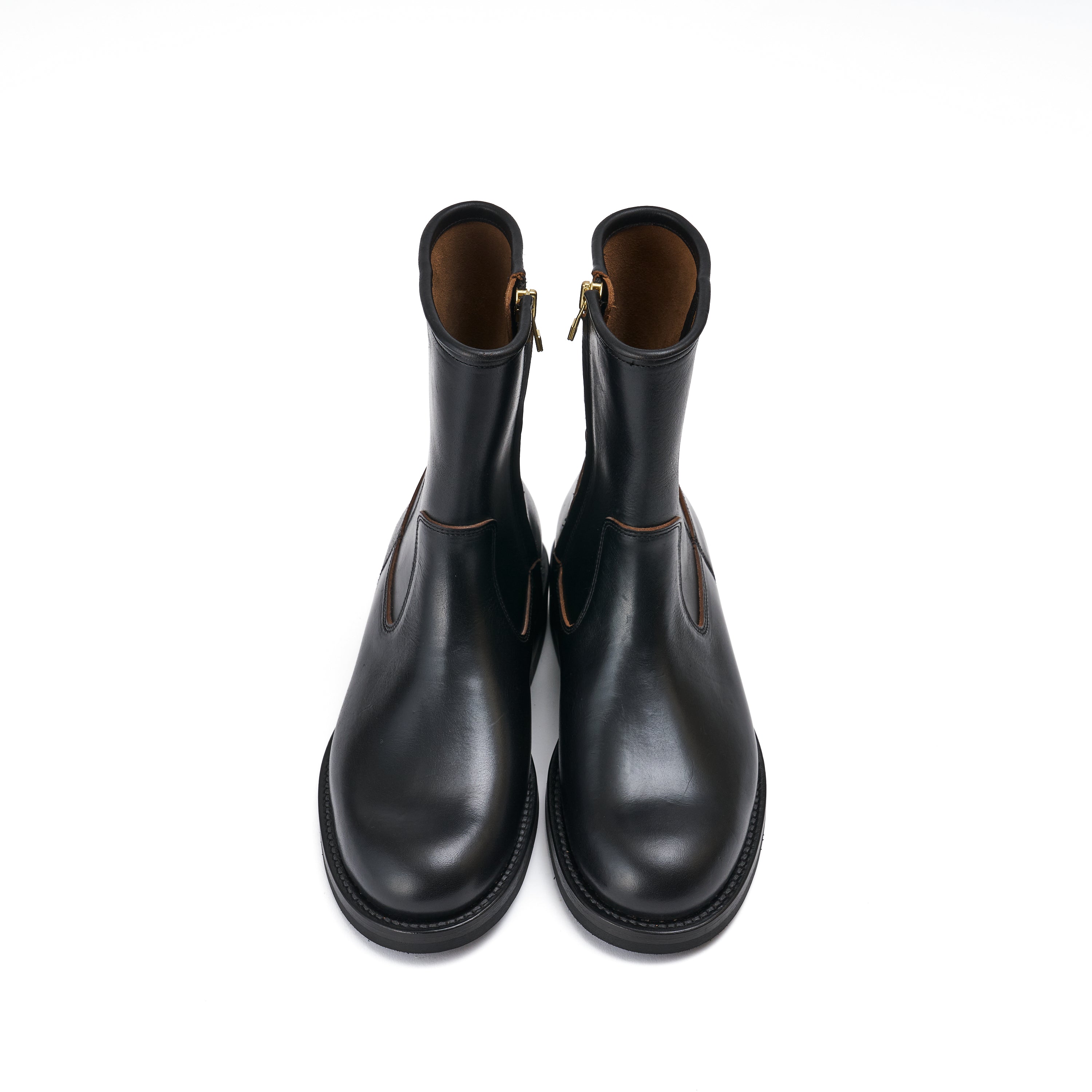 Side Gore Boots - no,3905  / Italian Horse Front / col,Military Black-Hand Dye