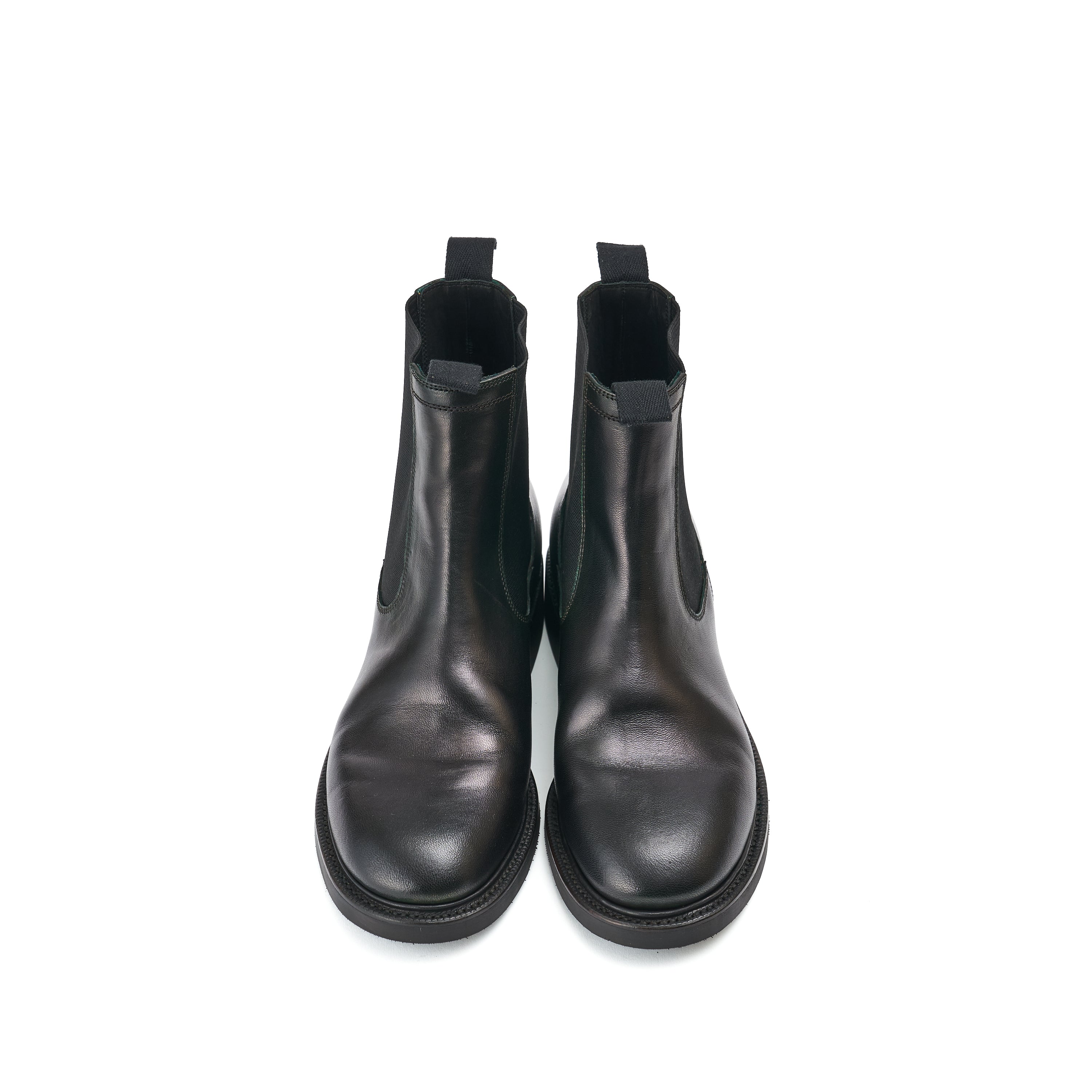 Side Gore Boots - no,3905 / Italian Horse Front / col,Military Black-H